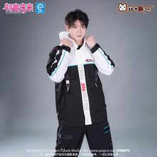 Load image into Gallery viewer, Moeyu Hatsune Miku "Neon Electronic Music" Techwear Windbreaker - Cyberpunk Tactical Hooded Storm Jacket - Moeyu - Makochan - Belgium - Europe