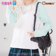 Load image into Gallery viewer, Moeyu Hatsune Miku "Millennium Ice Candy" Raglan Sleeve T-Shirt - Y2K Contrast Color Long Sleeve Base Layer - Moeyu - Makochan - Belgium - Europe