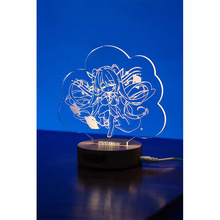 Load image into Gallery viewer, Moeyu Hatsune Miku "Slumbering Dreamscape" Vol. 2 Acrylic Desk Lamp - Aesthetic Anime LED Night Light & Desktop Decor