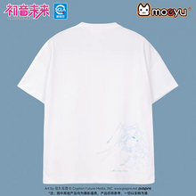 Load image into Gallery viewer, Moeyu Hatsune Miku "Slumbering Dreamscape" Summer Short-Sleeve T-Shirt - Kawaii Oversized Crew Neck Anime Top - Moeyu - Makochan - Belgium - Europe