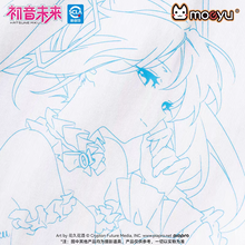 Load image into Gallery viewer, Moeyu Hatsune Miku "Slumbering Dreamscape" Summer Short-Sleeve T-Shirt - Kawaii Oversized Crew Neck Anime Top - Moeyu - Makochan - Belgium - Europe