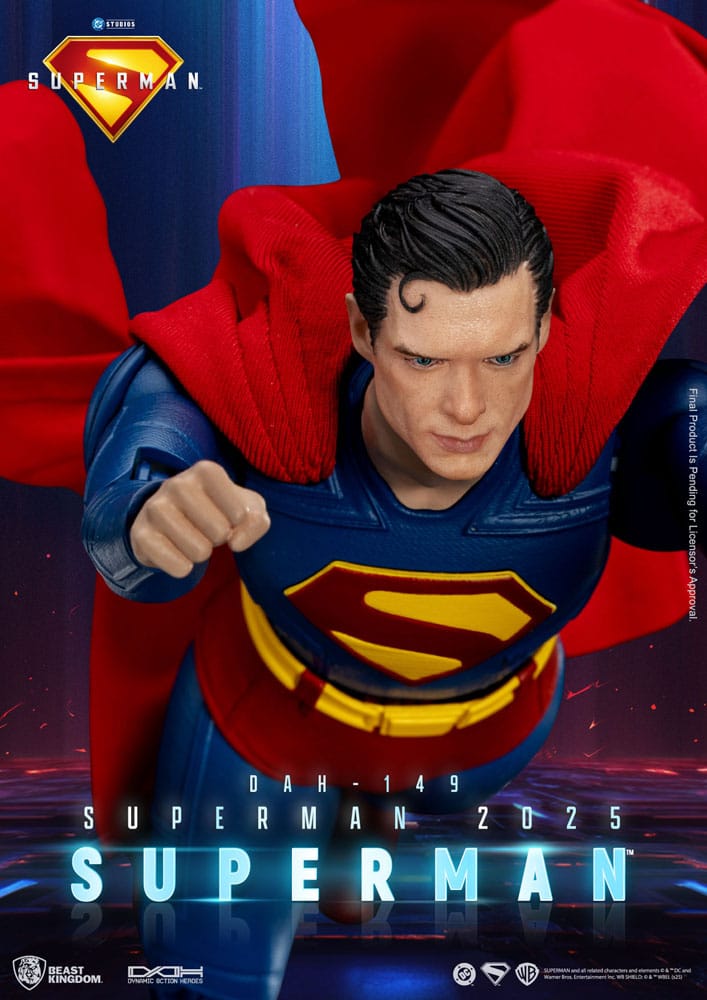 Beast Kingdom Toys Superman (2025) Action Figure Superman & Krypto 21 cm | Makochan