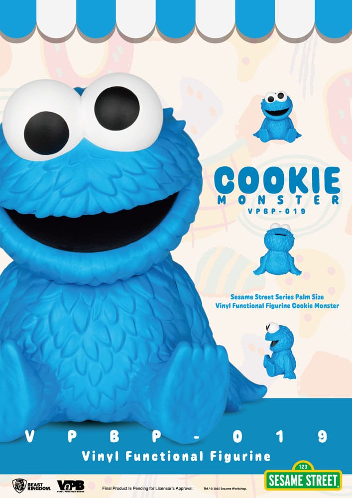 Beast Kingdom Toys Sesame Street Piggy Vinyl Bank Cookie Monster 12 cm | Makochan