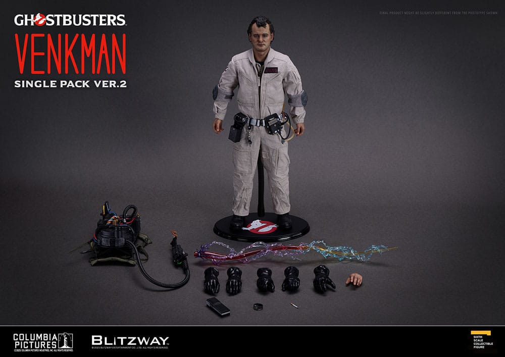 Blitzway Ghostbusters Premium UMS Action Figure 1/6 Peter Venkman Ver. 2 31 cm | Makochan