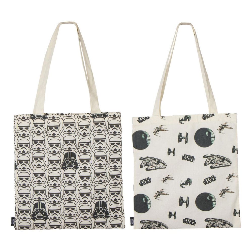 Cerdá Star Wars Tote Bags 2-Pack Space Ships & Stormtrooper | Makochan
