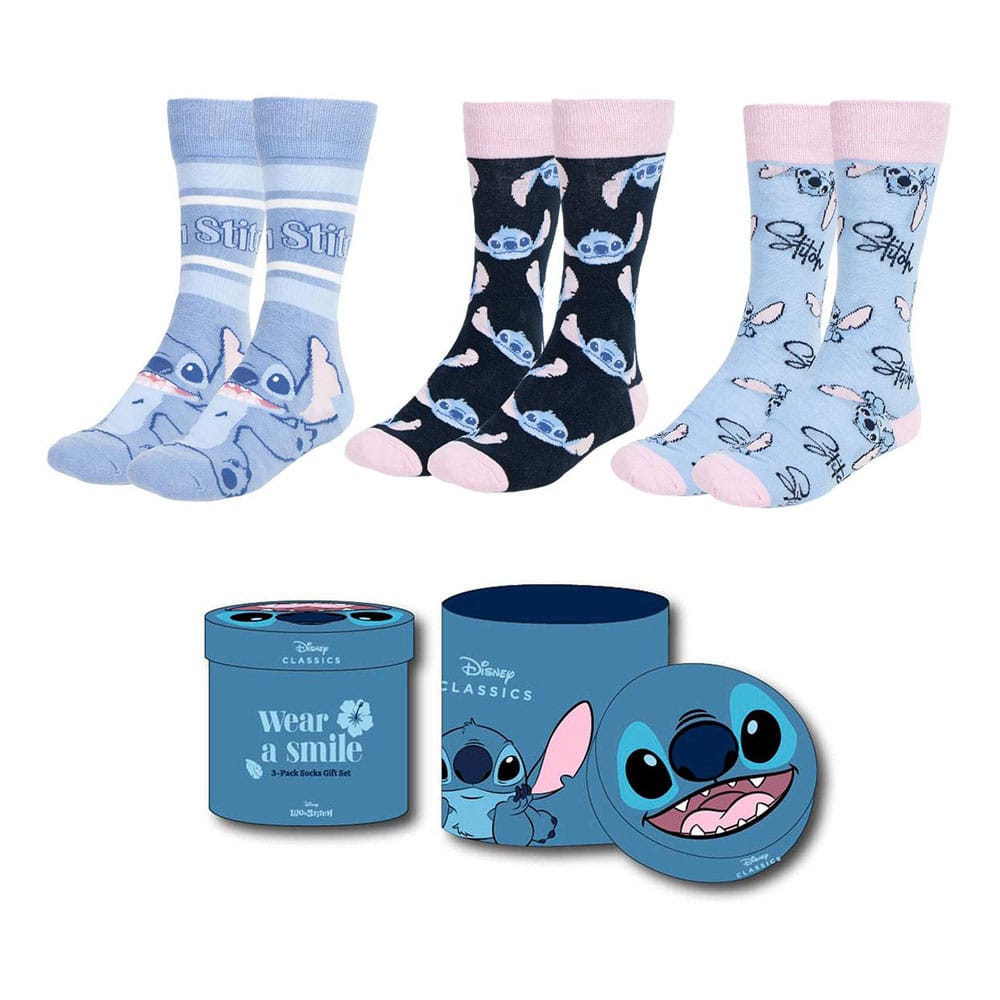 Cerdá Lilo & Stitch Socks 3-Pack 36-43 | Makochan