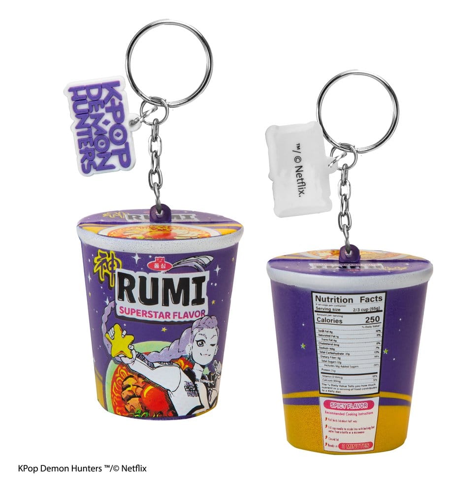 Cinereplicas KPop Demon Hunters Squishy Keychain Rumi Superstar Flavor Noodles | Makochan