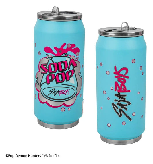 Cinereplicas KPop Demon Hunters Thermal Straw Mug Soda Pop Can | Makochan
