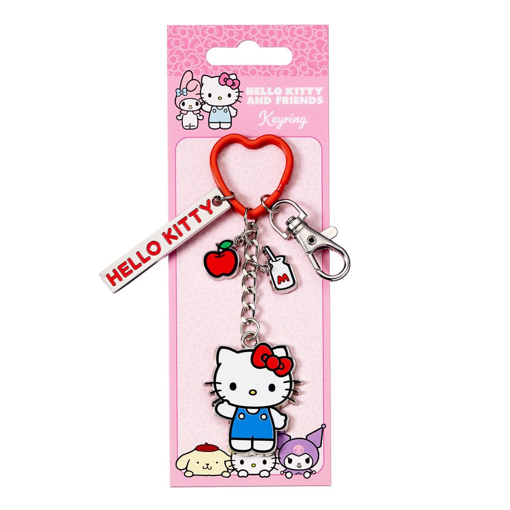 The Carat Shop Hello Kitty Key Chain with Hello Kitty Charms 15 cm | Makochan
