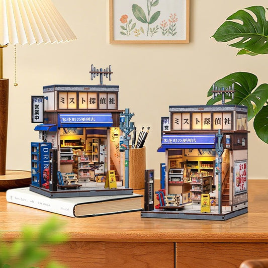 CuteBee Miniature House Model Kit Beika-cho Convenience Store 22 x 15 cm | Makochan