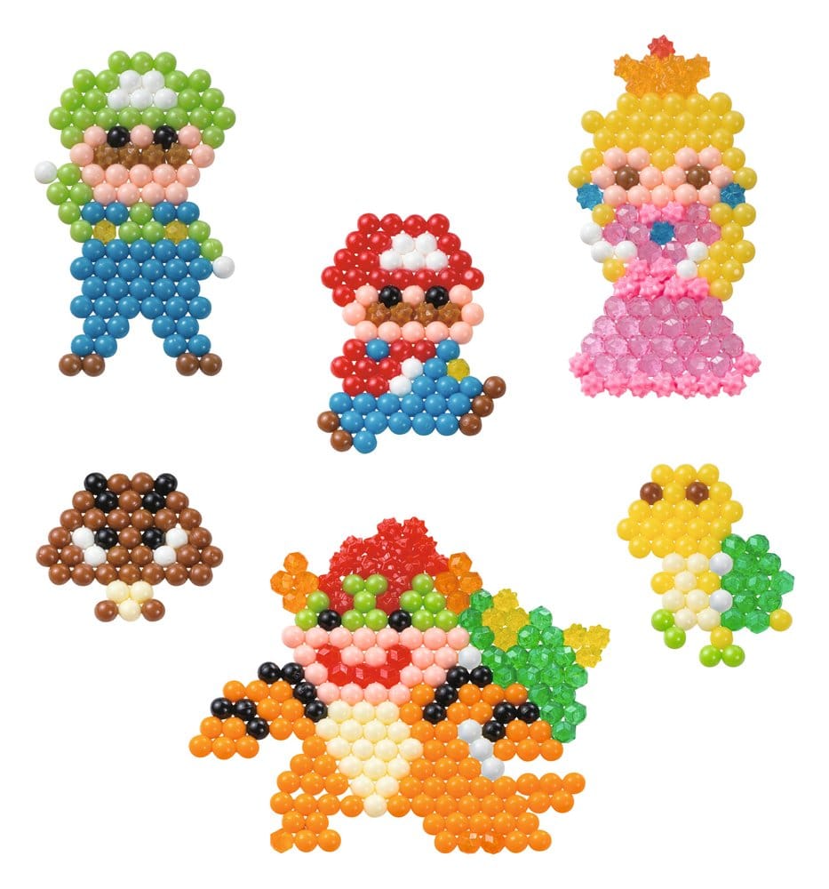 Epoch Toys Aquabeads Star Beads Set Super Mario | Makochan