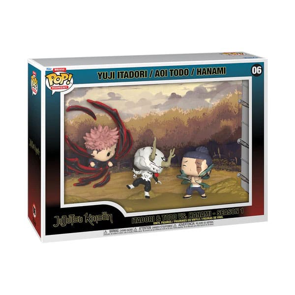 Funko Jujutsu Kaisen POP Moments Vinyl Figures Itadori & Todo vs Hanami 9 cm | Makochan