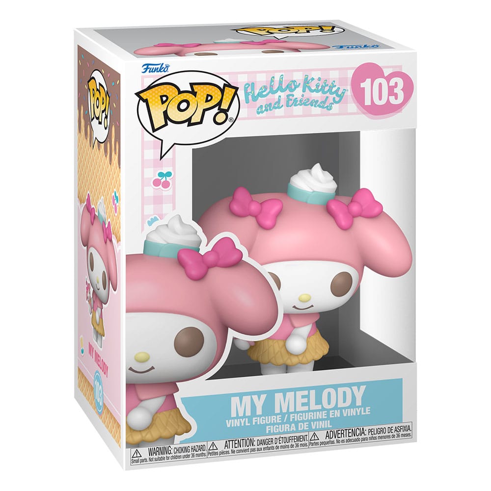 Funko Sanrio POP! Animation Vinyl Figure Hello Kitty- My Melody (IC) 9 cm | Makochan
