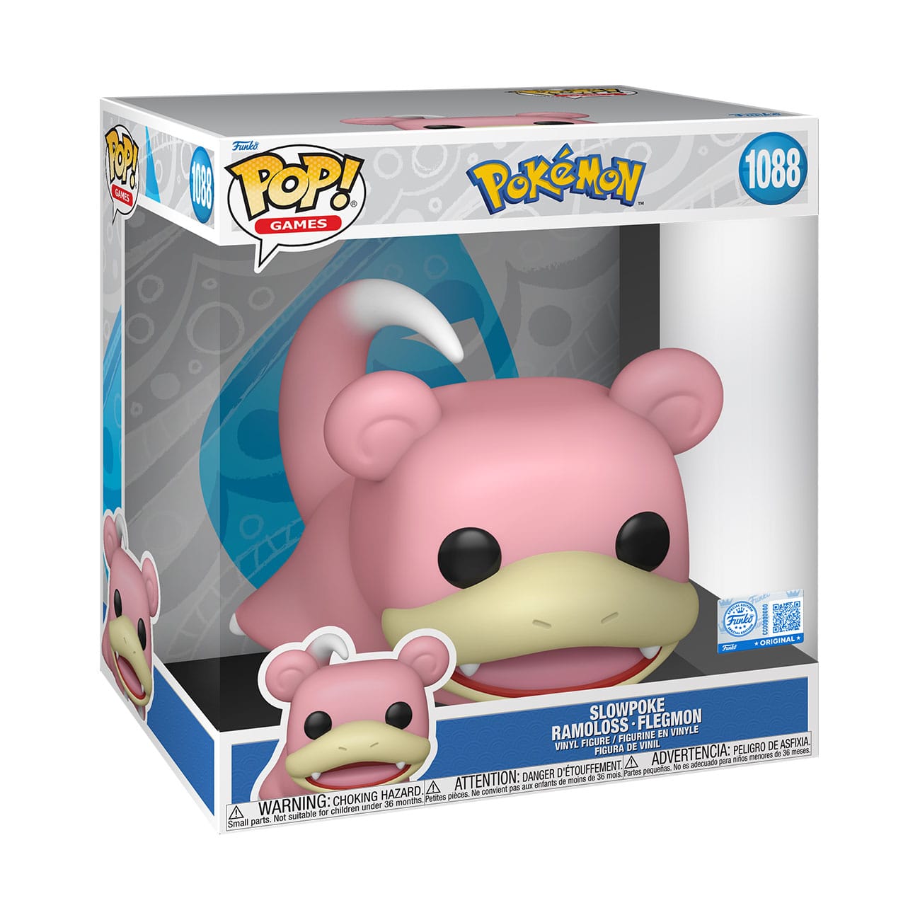 Funko Pokémon Super Sized Jumbo POP! Vinyl Figure Slowpoke 25 cm | Makochan