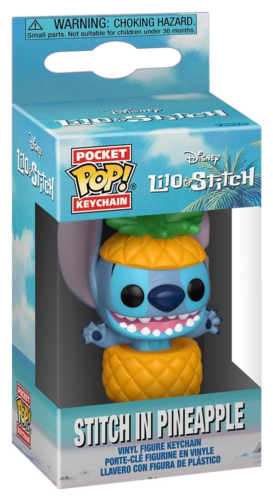 Funko Lilo&Stitch POP! Vinyl Keychains 4 cm Stitch in pineapple Display (12) | Makochan