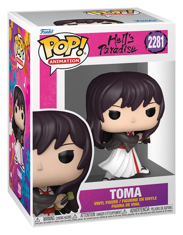 Funko Hell's Paradise: Jigokuraku POP! Animation Vinyl Figure Toma 9 cm | Makochan