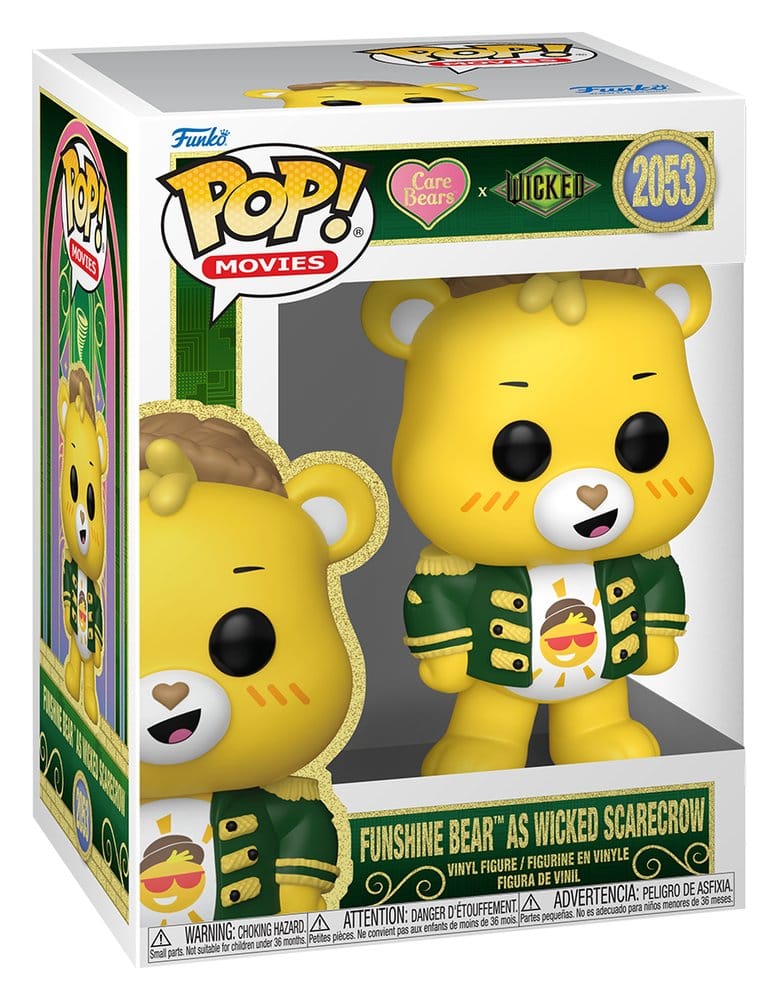 Funko Wicked x Care Bears POP! Vinyl Figure Funshine Bear Scarecrow 9 cm - Damaged packaging | Makochan