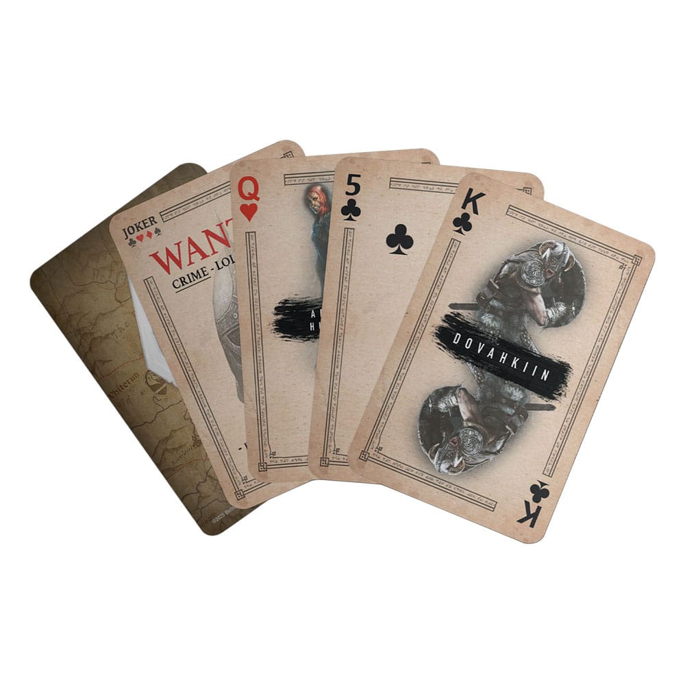 FaNaTtik Elder Scrolls Skyrim Playing Cards Display (12) | Makochan