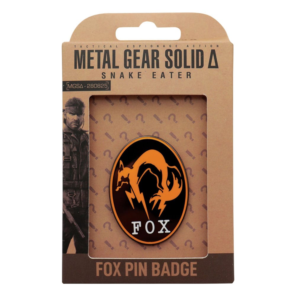 FaNaTtik Metal Gear Solid Delta Pin Badge Fox Limited Edition | Makochan