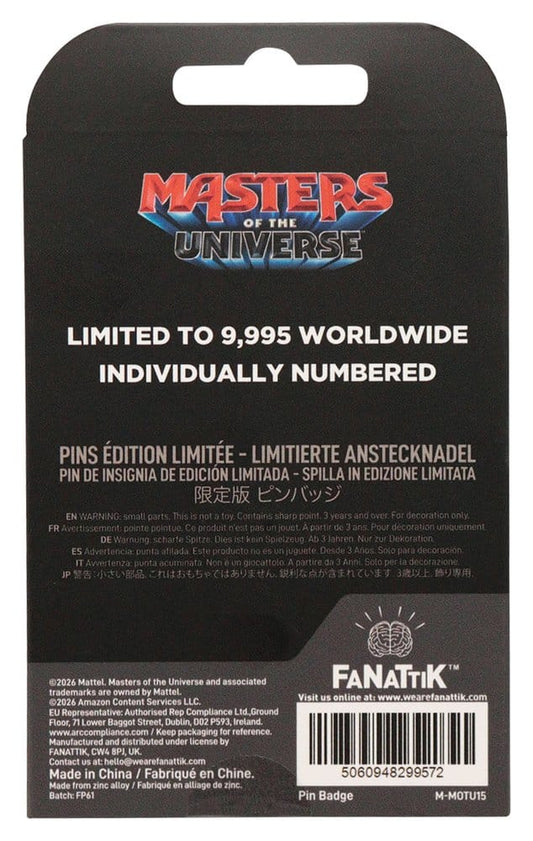 FaNaTtik Masters of the Universe 2026 Pin Badge He-Man Limited Edition | Makochan