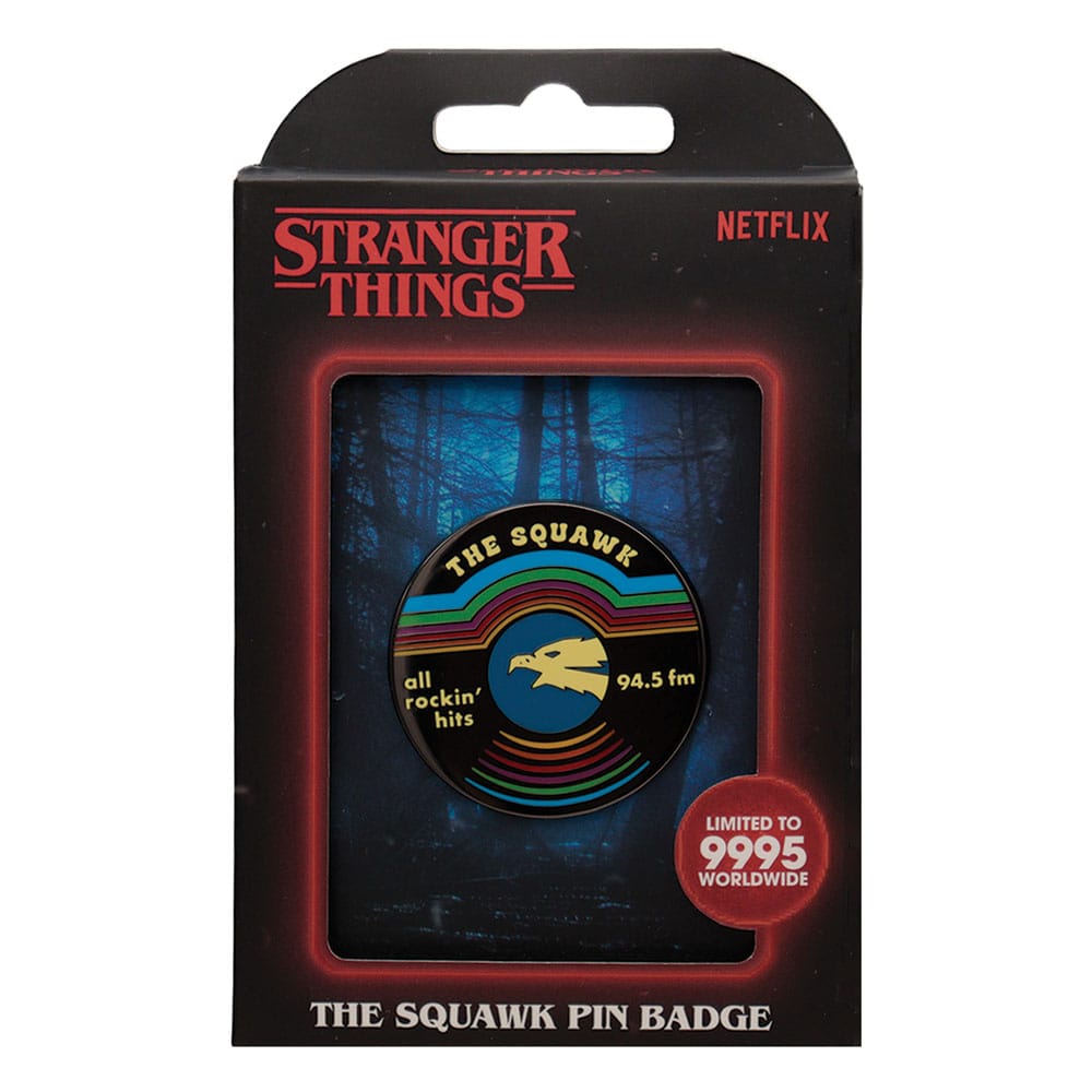 FaNaTtik Stranger Things Pin Badge The Squawk Limited Edition | Makochan