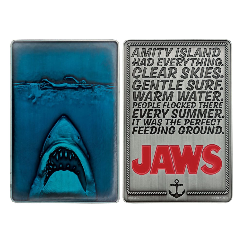 FaNaTtik Jaws Ingot 50th Anniversary Poster Limited Edition | Makochan