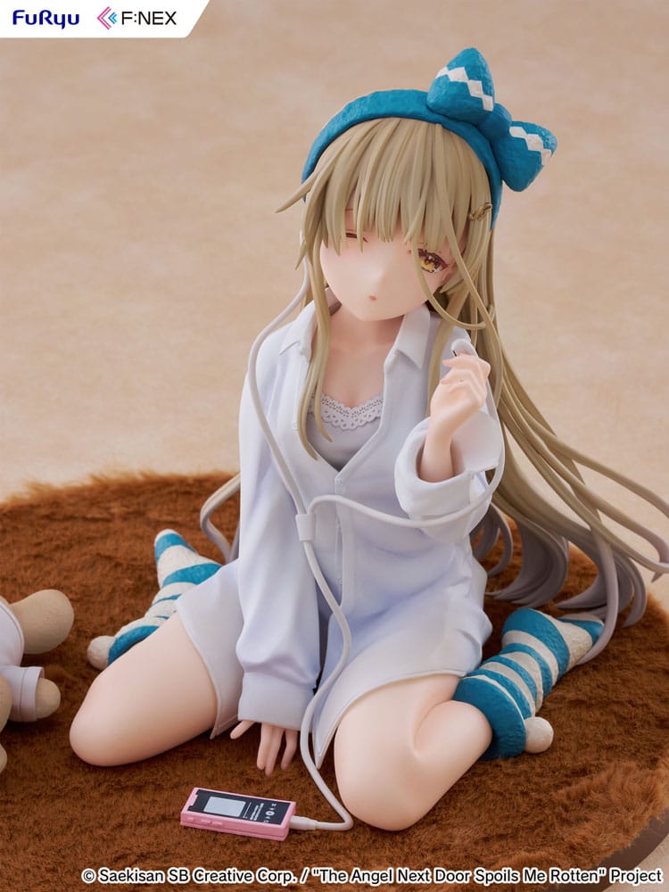 Furyu The Angel Next Door Spoils Me Rotten F:Nex PVC Statue 1/7 Mahiru Shiina Relax Ver. 14 cm | Makochan