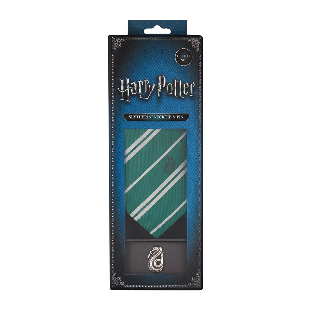 Cinereplicas Harry Potter Tie & Metal Pin Deluxe Box Slytherin | Makochan