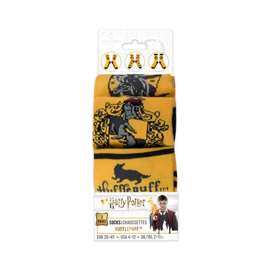 Cinereplicas Harry Potter Socks 3-Pack Hufflepuff | Makochan