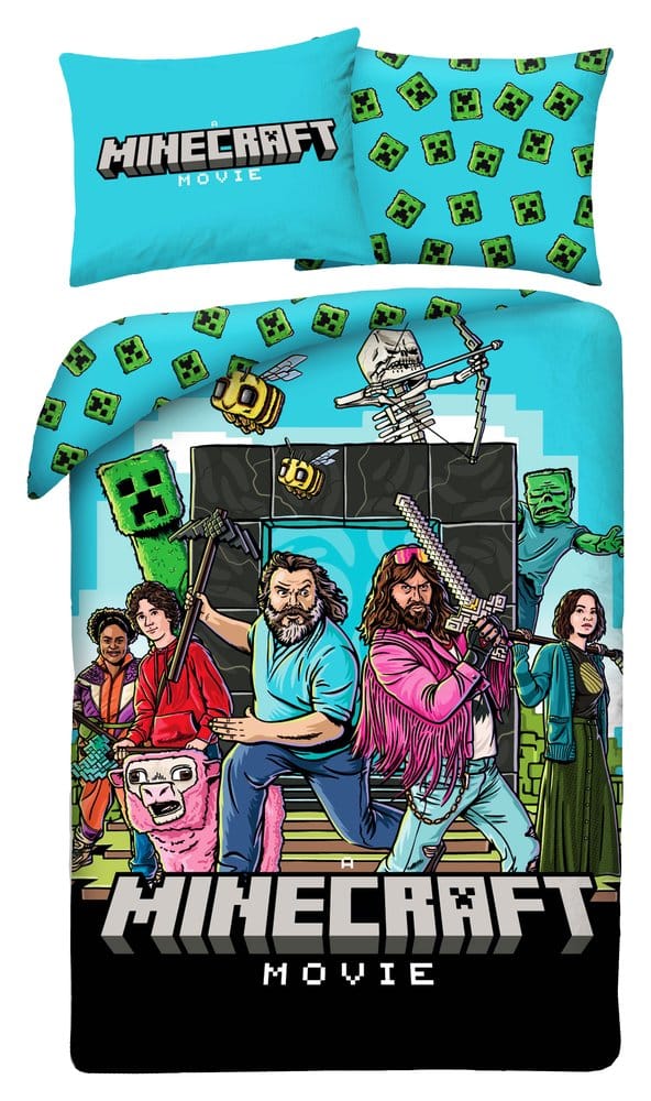 Halantex Minecraft Movie Duvet Set Ver. 2 140 x 200 cm / 70 x 90 cm | Makochan