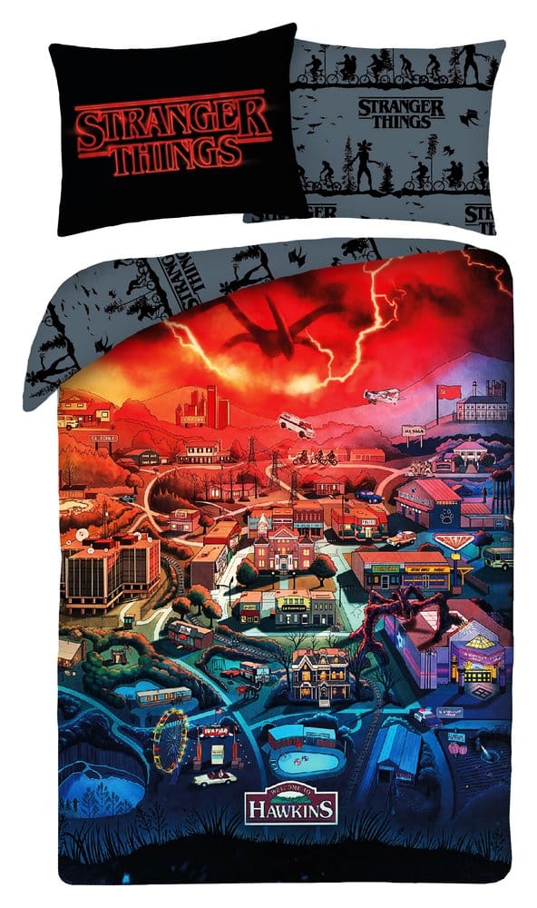 Halantex Stranger Things Duvet Set Ver. 1 140 x 200 cm / 70 x 90 cm | Makochan