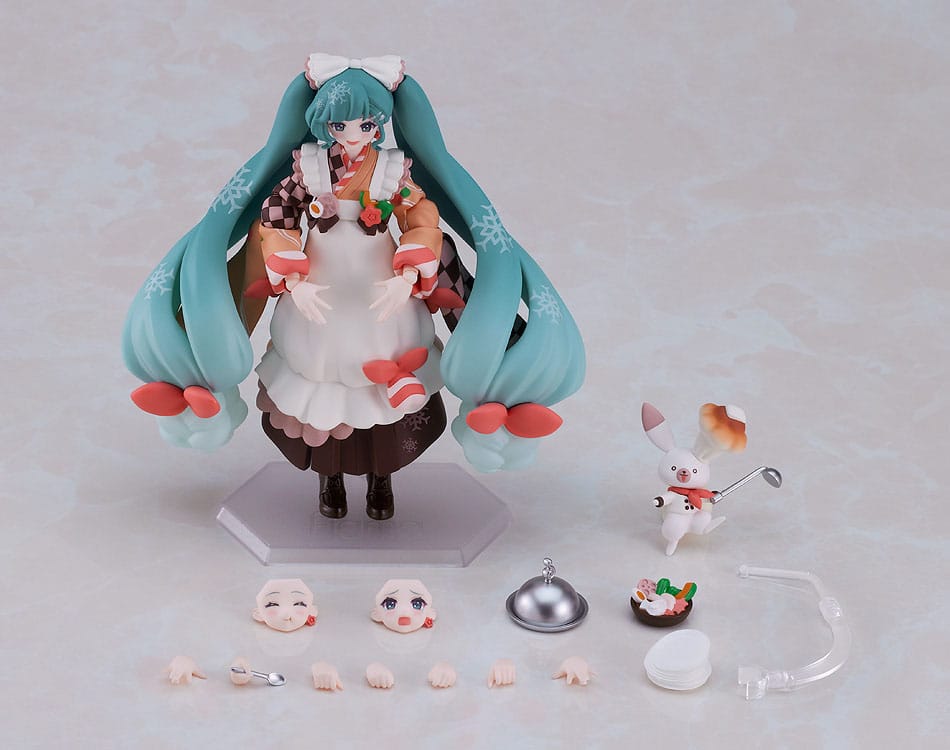 Max Factory Character Vocal Series 01: Hatsune Miku Figma Action Figure Snow Miku: Winter Delicacy Ver. 14 cm | Makochan