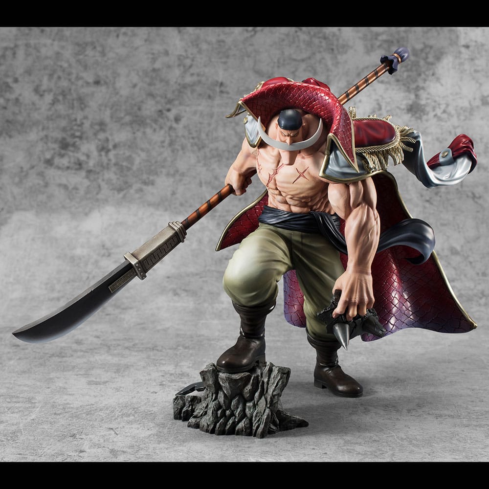 Megahouse One Piece P.O.P NEO-Maximum PVC Statue White Beard Edward Newgate Super Limited Reprint Ver. 30 cm | Makochan