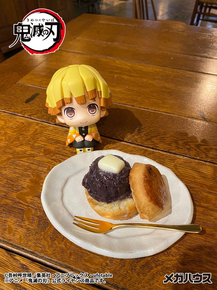 Megahouse Demon Slayer Kimetsu no Yaiba Look Up PVC Statue Zenitsu Agatsuma Smile Ver. 11 cm | Makochan