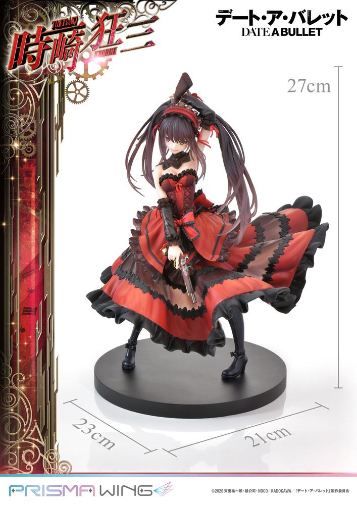 Prime 1 Studio Date A Live Fragment: Date A Bullet Prisma Wing PVC Statue 1/7 Kurumi Tokisaki 27 cm | Makochan