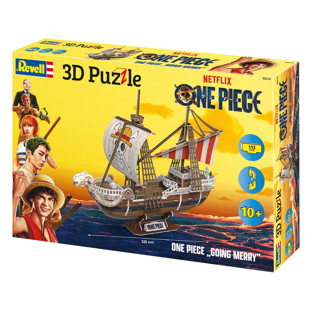 Revell One Piece 3D Puzzle Flying Lamb / Going Merry 32 cm | Makochan