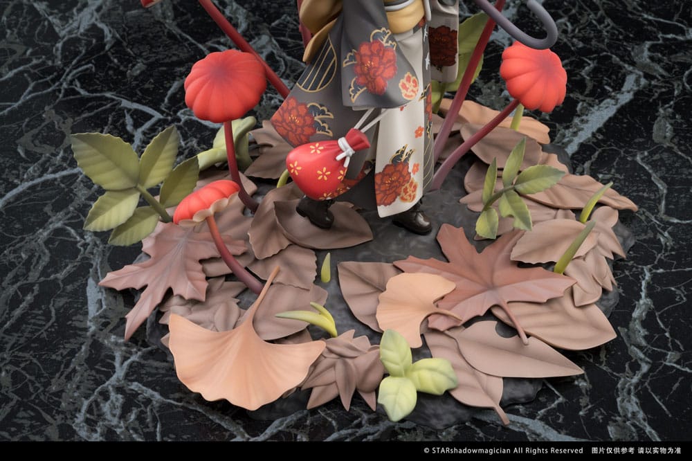 Reverse Studio The Mushroom Girls PVC Statue 1/1 No.6 Marasmius Haematocephalus 23 cm | Makochan