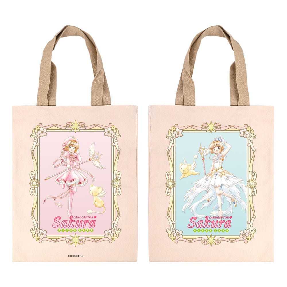 Sakami Merchandise Cardcaptor Sakura Clear Card PVC Tote Bag Sakura & Kero-chan | Makochan
