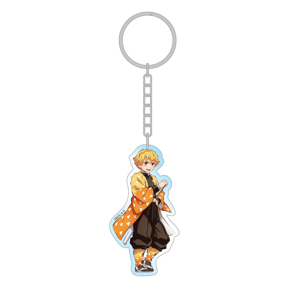 Sakami Merchandise Demon Slayer: Kimetsu no Yaiba Acrylic Keychain Zenitsu Holographic 7 cm | Makochan