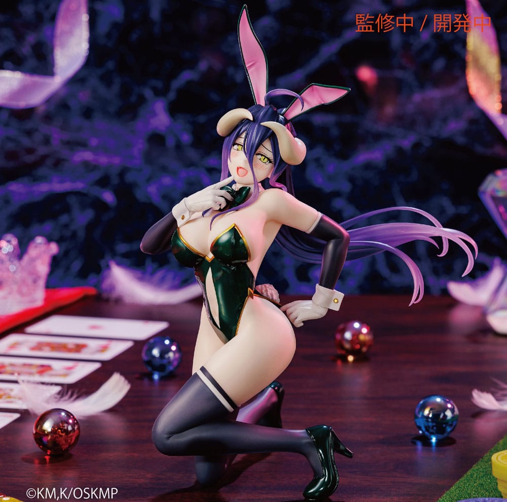 System Service Overlord One-Seventh Carat PVC Statue 1/7 Albedo Bunny Ver. 19 cm | Makochan