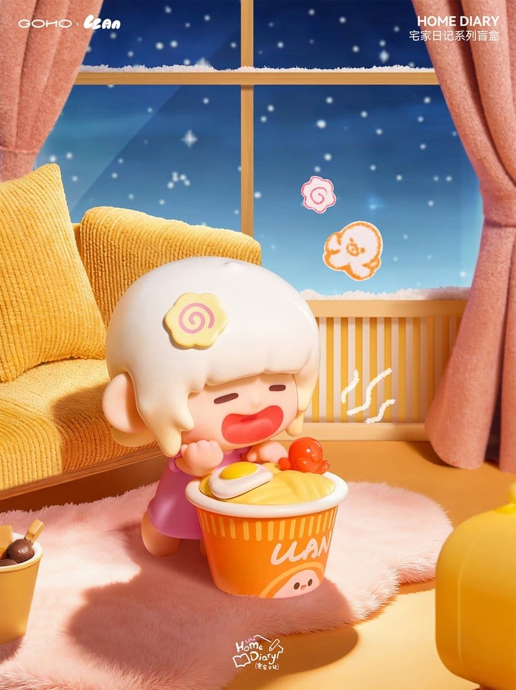 Shenzhen Mabell Animation Development Original Character Trading Figures Blind Box 8-Pack Lazy Home Diary 9 cm | Makochan