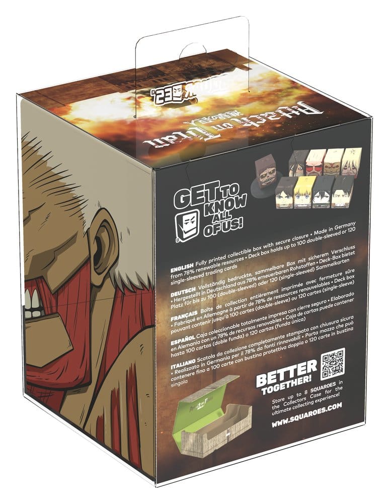 Squaroes Squaroes Squaroe Attack on Titan AOT007 - Armored Titan | Makochan