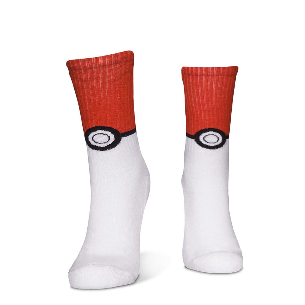 Difuzed Pokémon Socks 3-Pack Pikachu Pokeball 39-42 | Makochan