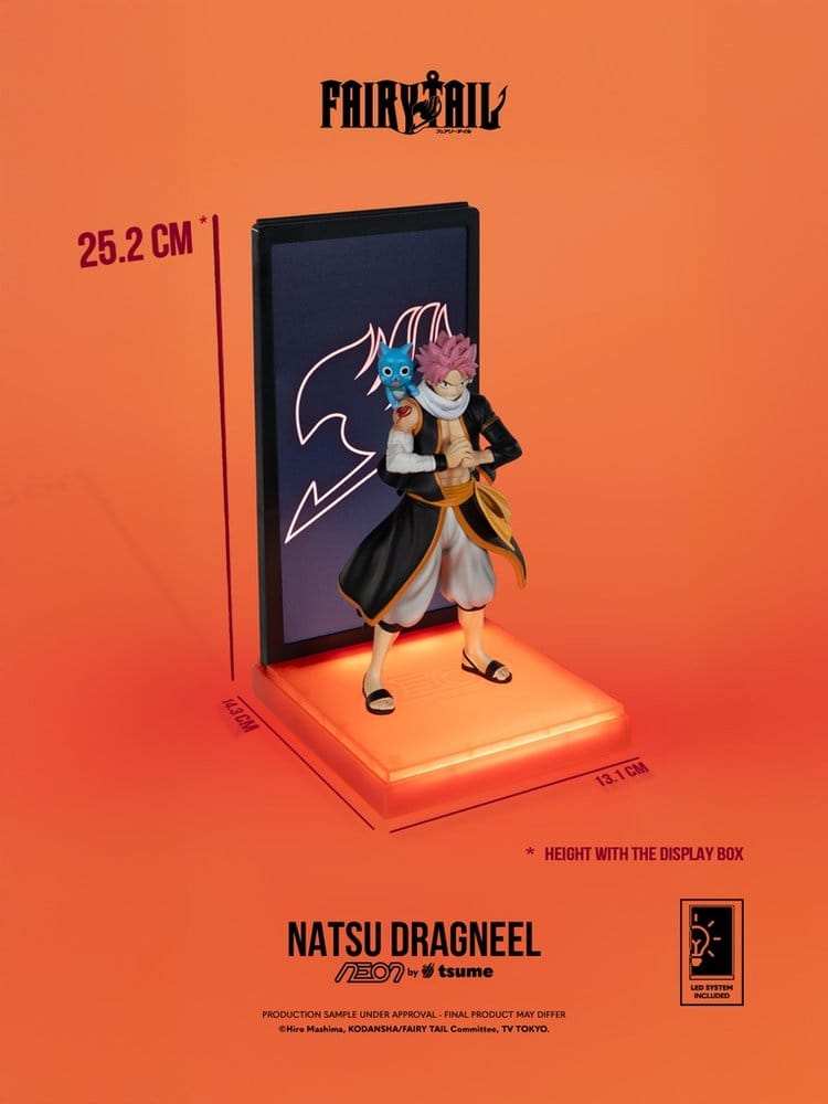 Tsume Fairy Tail Neon Figure 1/9 Natsu Dragneel 25 cm | Makochan