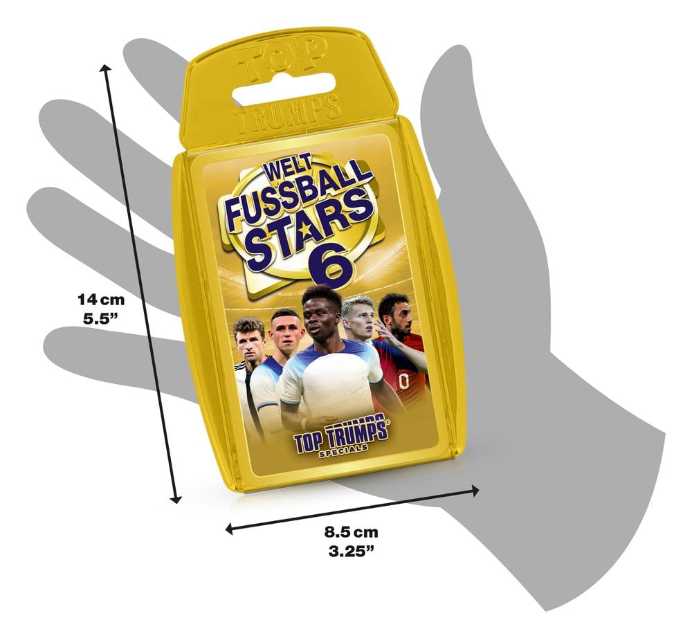 Winning Moves World Football Stars 6 Card Game Top Trumps *German Version* | Makochan