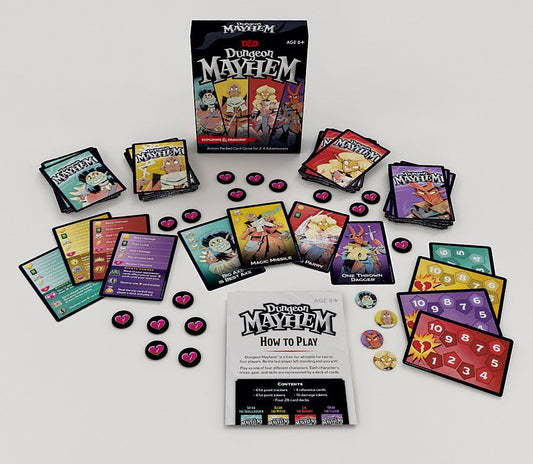 Wizards of the Coast Dungeons & Dragons Card Game Dungeon Mayhem french | Makochan