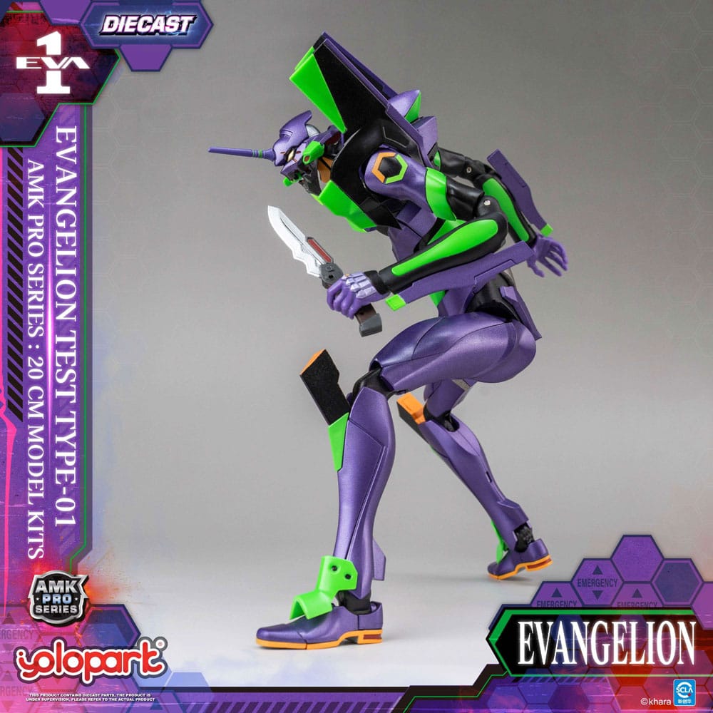 Yolopark Neon Genesis Evangelion AMK Pro Series Model Kit Eva-01 Test Type 20 cm | Makochan