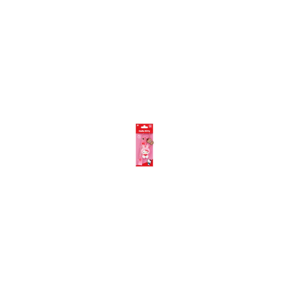 YuMe Toys Sanrio Light-Up Star Series Keychain with Hand Strap Hello Kitty and Friends Display (9) | Makochan