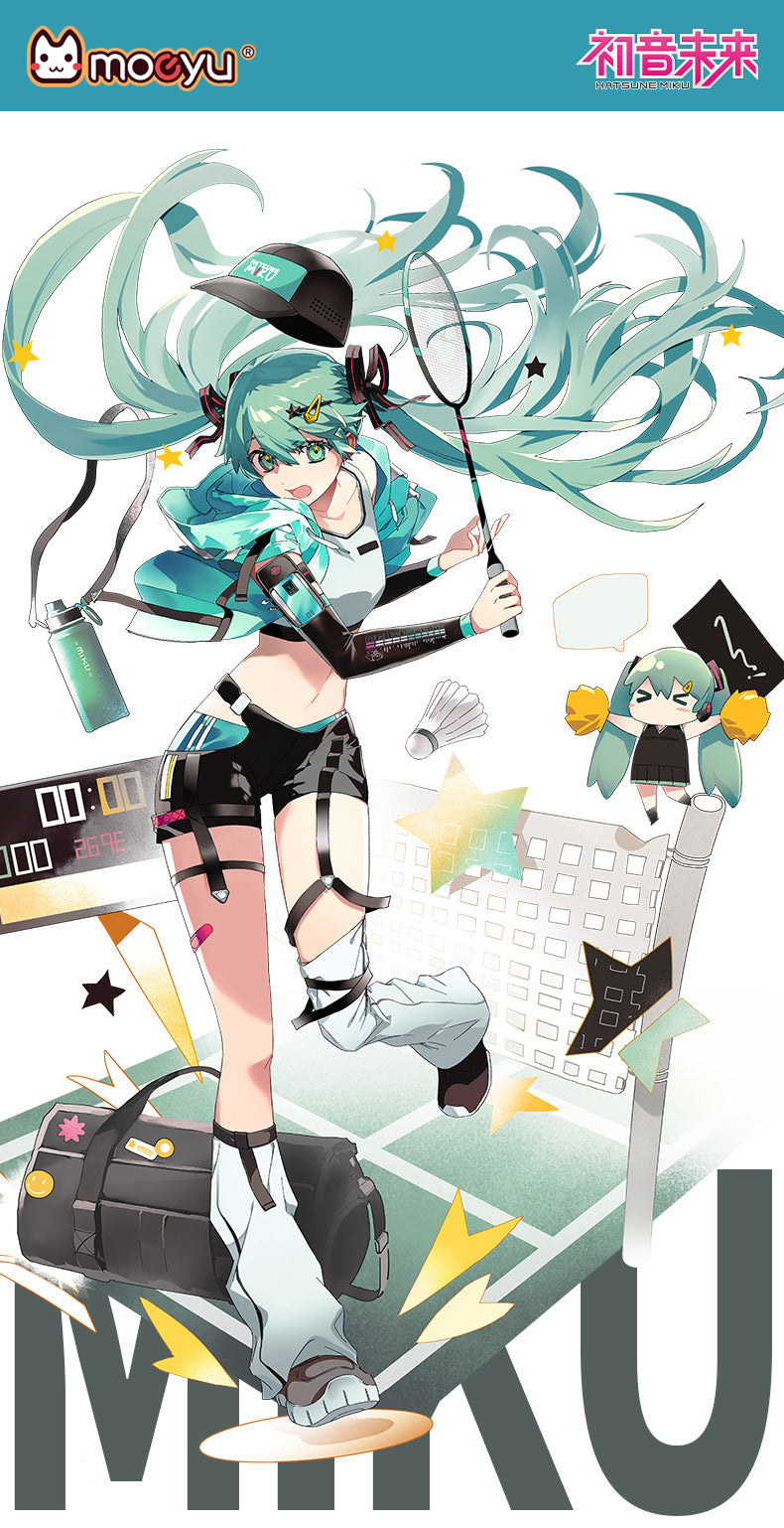 Moeyu Hatsune Miku Running Series Clothing