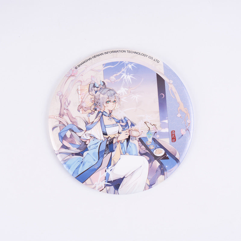 Moeyu: Vsinger:  Luo Tianyi Tea Series Large Badge - Moeyu - Makochan - Belgium - Europe